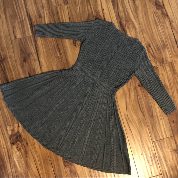 Calvin Klein Grey Sweater Dress - Picture 7 of 16